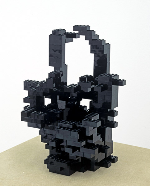 Miha & Tina (Object A), 2006; Lego bricks, 33 x 17 x 18 cm