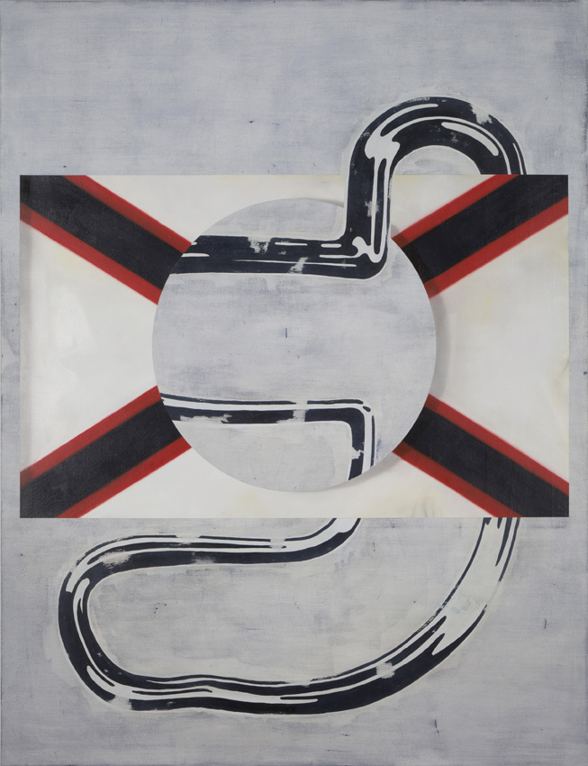 Banner, oil, egg tempera, canvas, 198 x 152 cm, 2013