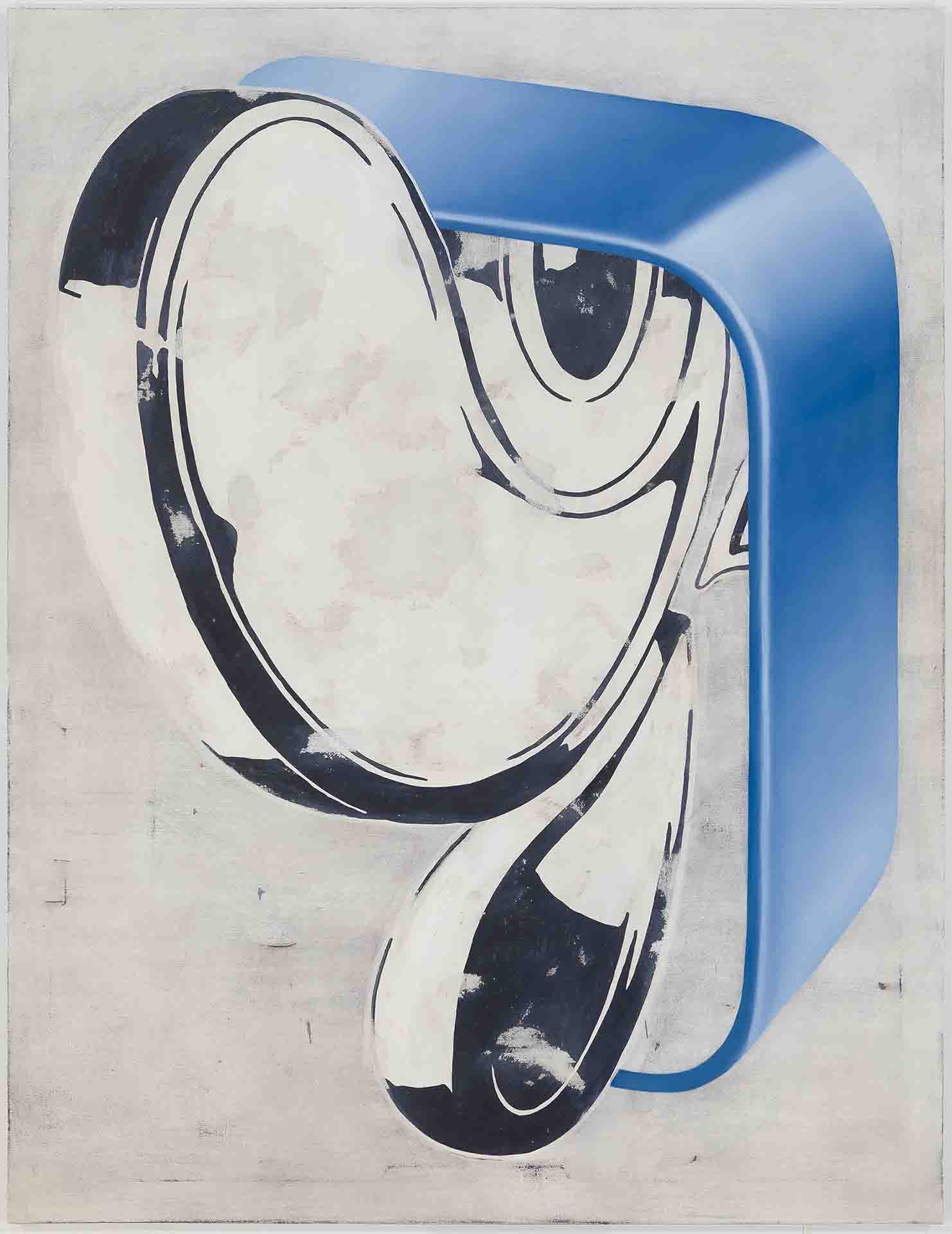 Grip, oil, acrylic, egg tempera, canvas, 200 x 150 cm, 2013