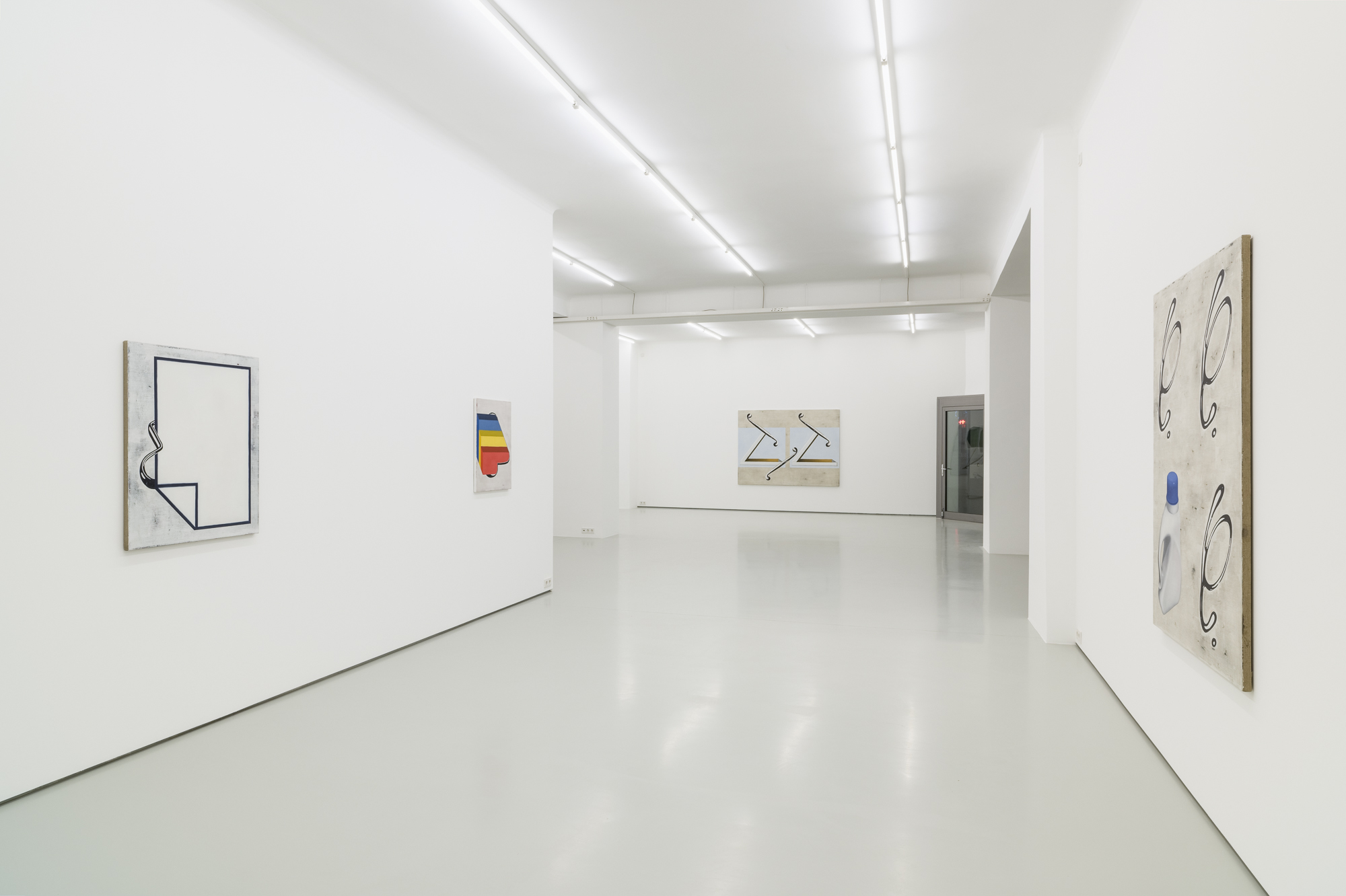 Anne Neukamp, ALT-MOA-BIT, exhibition view, Gregor Podnar, Berlin, 2019. Photo: Marcus Schneider