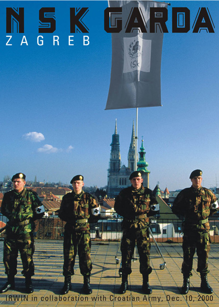 NSK Garda / Zagreb (in collaboration with Croatian Army), Museum of Contemporary Art, Zagreb, iris print, 140 x 100 cm, 10. 12.2000. Photo: Igor Andjelič