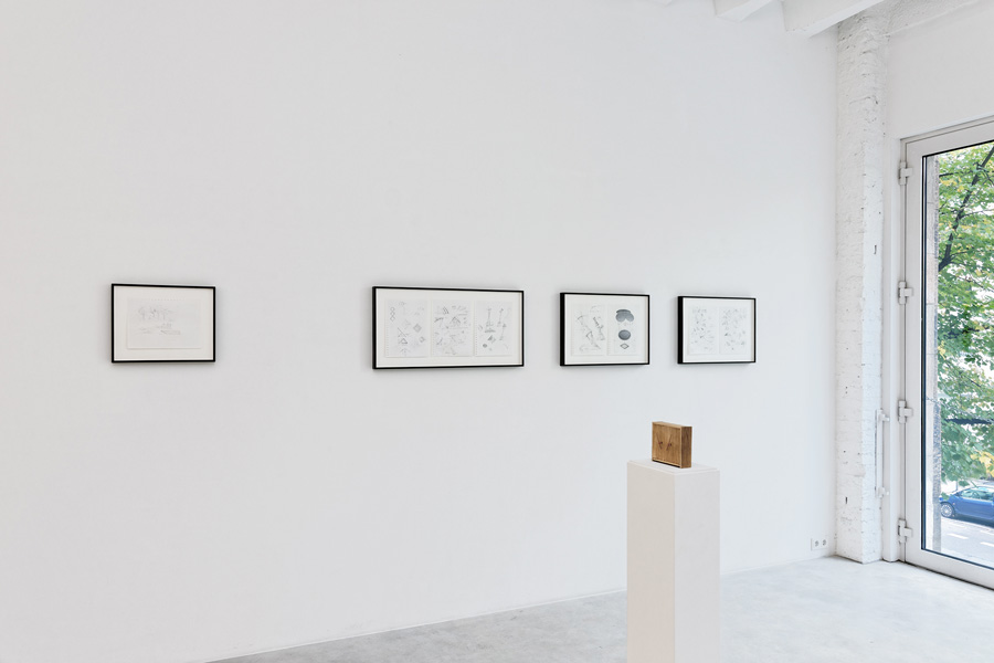 Attila Csörgő: Shapes in Transition, exhibition view, Galerija Gregor Podnar, Berlin, 2013. Photo: Marcus Schneider