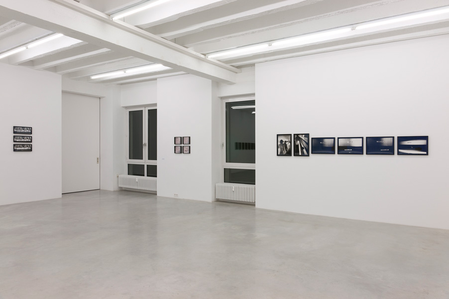 Goran Trbuljak: Monochrome & Monogram, exhibition view, Galerija Gregor Podnar, Berlin, 2011. Photo: Marcus Schneider