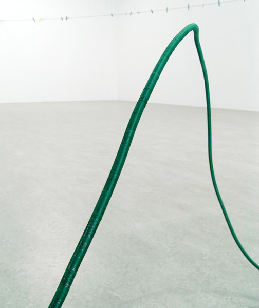 Untitled (Jumping Rope), steel, thread, 70 x 80 x 80 cm, 2011 (detail)