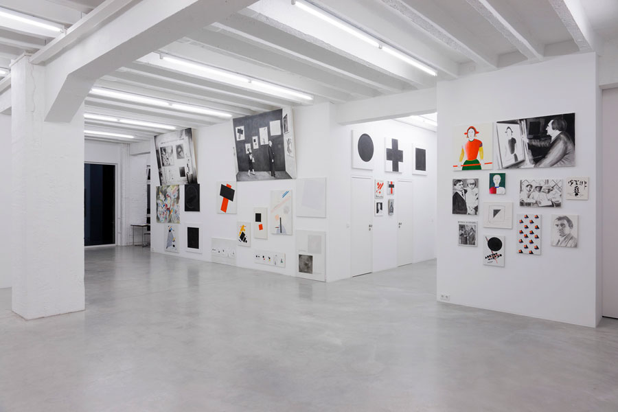 Kazimir Malevich: Autobiography, exhibition view, Galerija Gregor Podnar, Berlin, 2009. Photo: Marcus Schneider