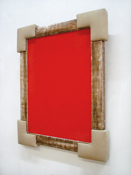 Irwin (Miran Mohar): Red Monochrome, exhibition view, Galerija Gregor Podnar, Ljubljana, 2007