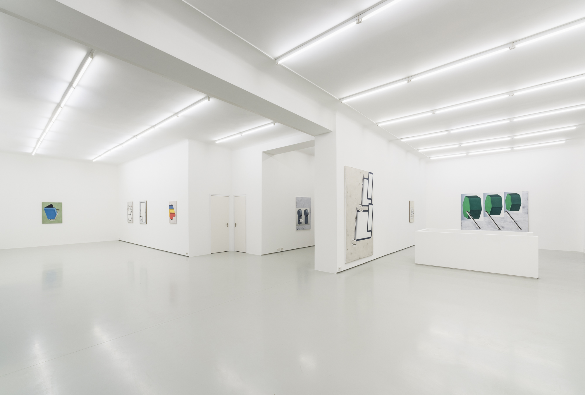 Anne Neukamp, ALT-MOA-BIT, exhibition view, Gregor Podnar, Berlin, 2019. Photo: Marcus Schneider