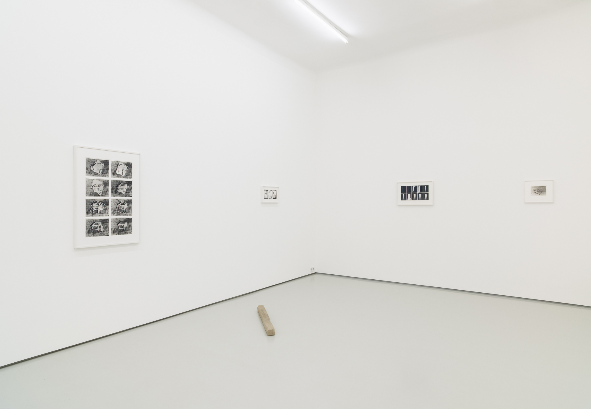 Ferenc Ficzek, Exits Left Behind, exhibition view, Gregor Podnar, Berlin, 2019. Photo: Marcus Schneider.